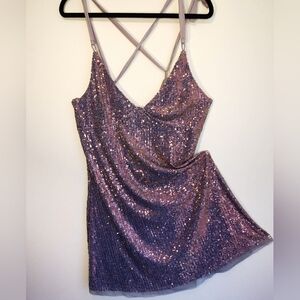 Free People Gold Rush Iridescent Lilac